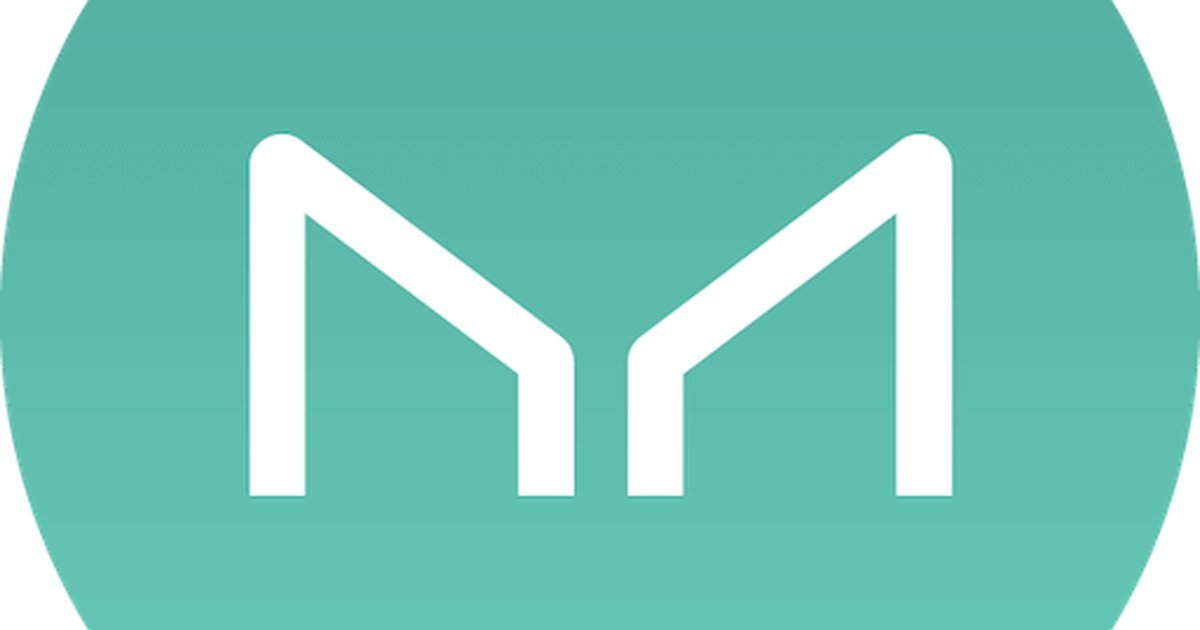 MakerDAO logo - decentralized stablecoin protocol and DAI issuer