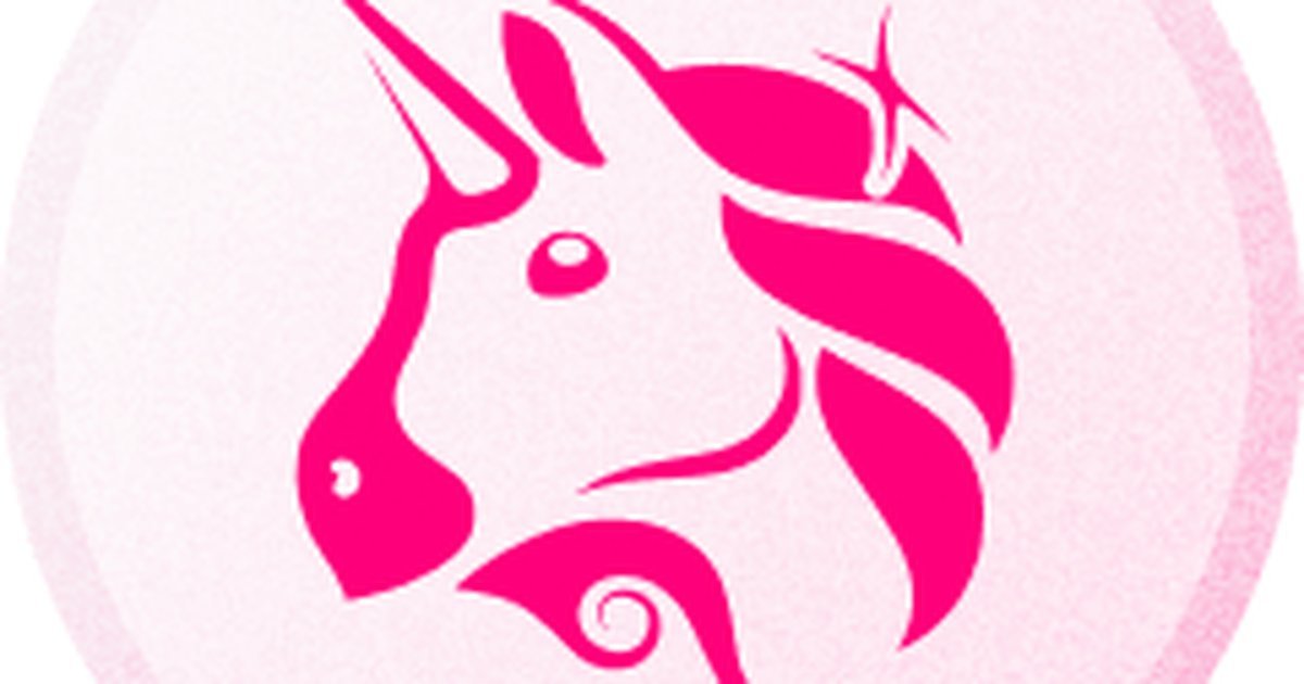 Uniswap logo - leading decentralized exchange protocol on Ethereum